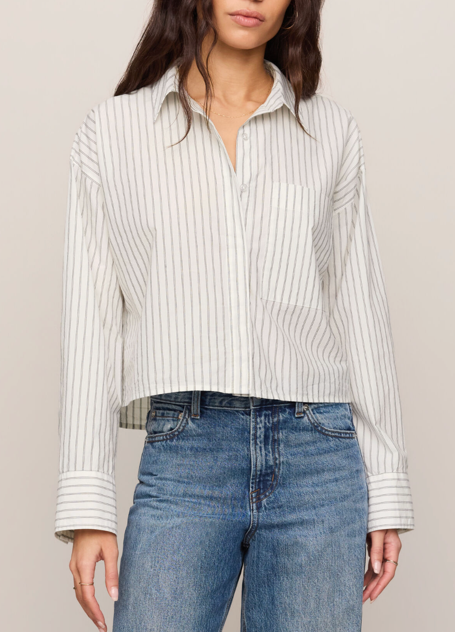 Z SUPPLY FAVORITE STRIPED BUTTON UP TOP