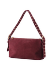 MOST WANTED USA SUEDE SHOULDER BAG W/ STUDS