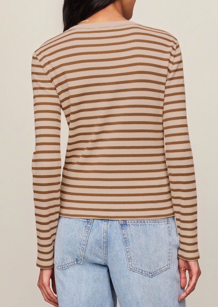 Z SUPPLY ARLET STRIPE THERMAL TOP