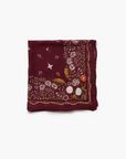 CHAN LUU EMBROIDERED FLORAL BANDANA
