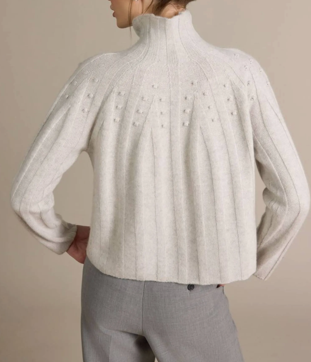 ALASHAN 100% CASHMERE GIA STARBURST FUNNEL NECK