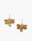 CHAN LUU SYLVIE CITRINE LEAF CLUSTER EARRING