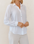 BELLA DAHL CLASSIC BUTTON DOWN SHIRT