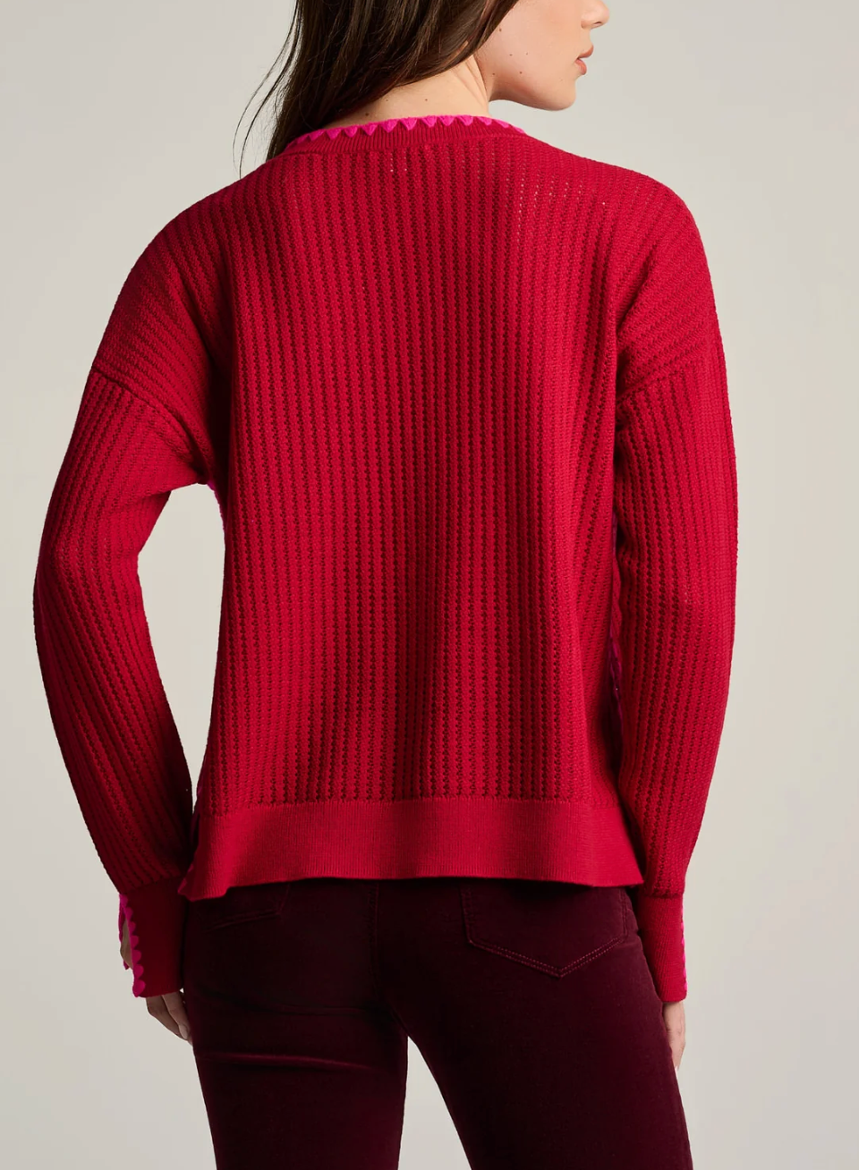 LISA TODD POWER STITCH SWEATER