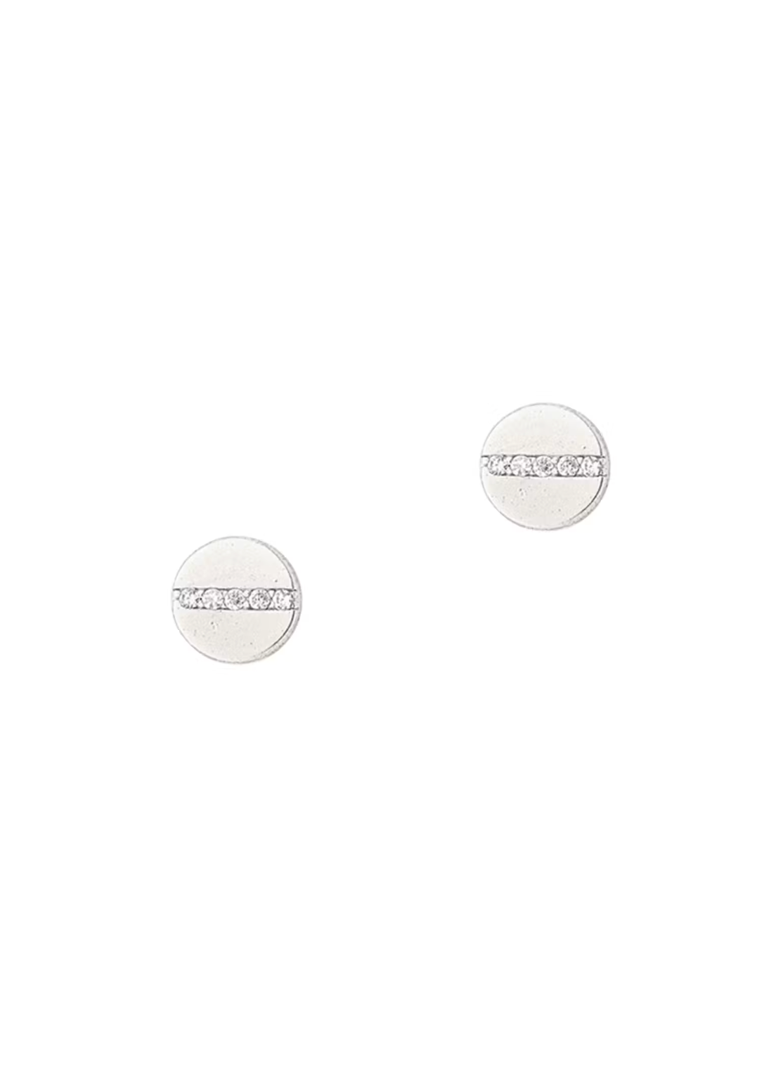 TAI VINTAGE CZ SILVER SCREW POST EARRING