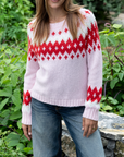 WOODEN SHIPS JAXON FAIR ISLE RAGLAN CHUNKY