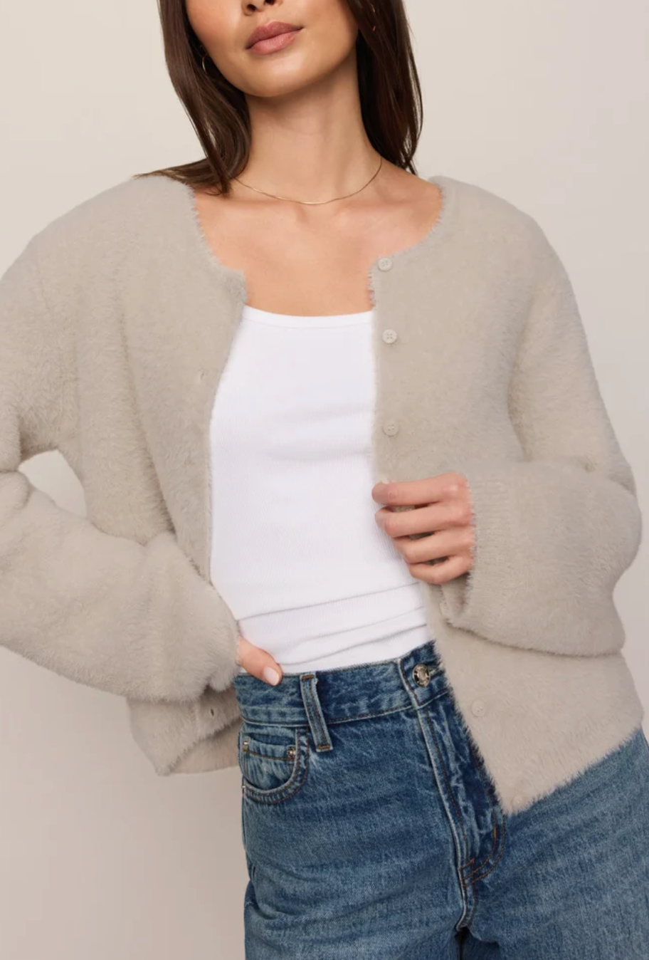 Z SUPPLY WINTERGLOW FLUFFY CARDIGAN