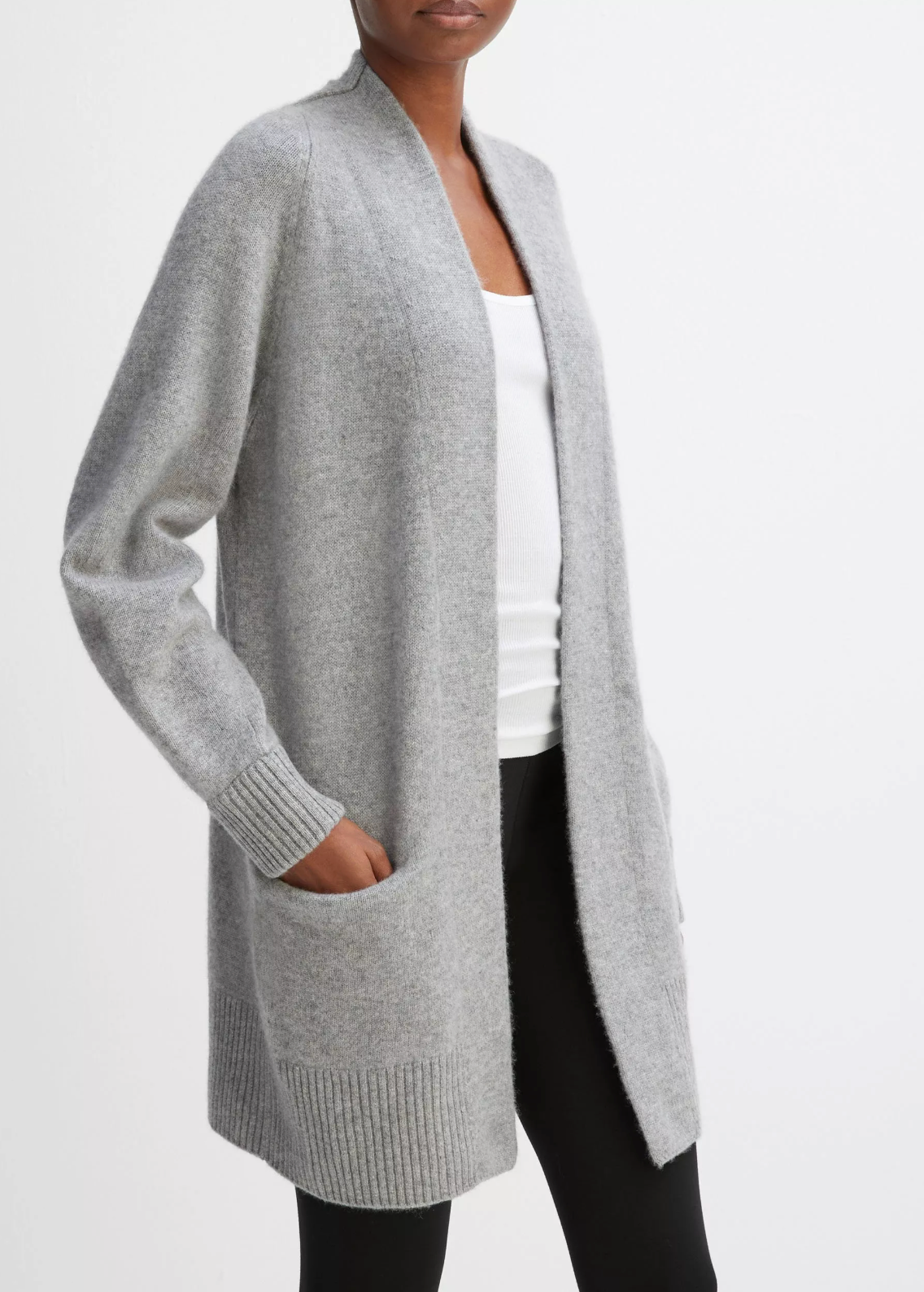 VINCE SHAWL COLLAR CARDIGAN