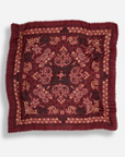 MAISON LECOMTE FLAMENT WOOL & SILK BANDANA SCARF