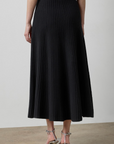 LILLA P KNIT FLARED SKIRT