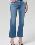CITIZENS OF HUMANITY GOLDIE KICK FLARE ANKLE 27 RAW HEM