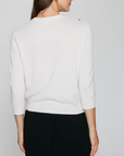 AUTUMN CASHMERE CARDIGAN W/ BLACK RIBBON