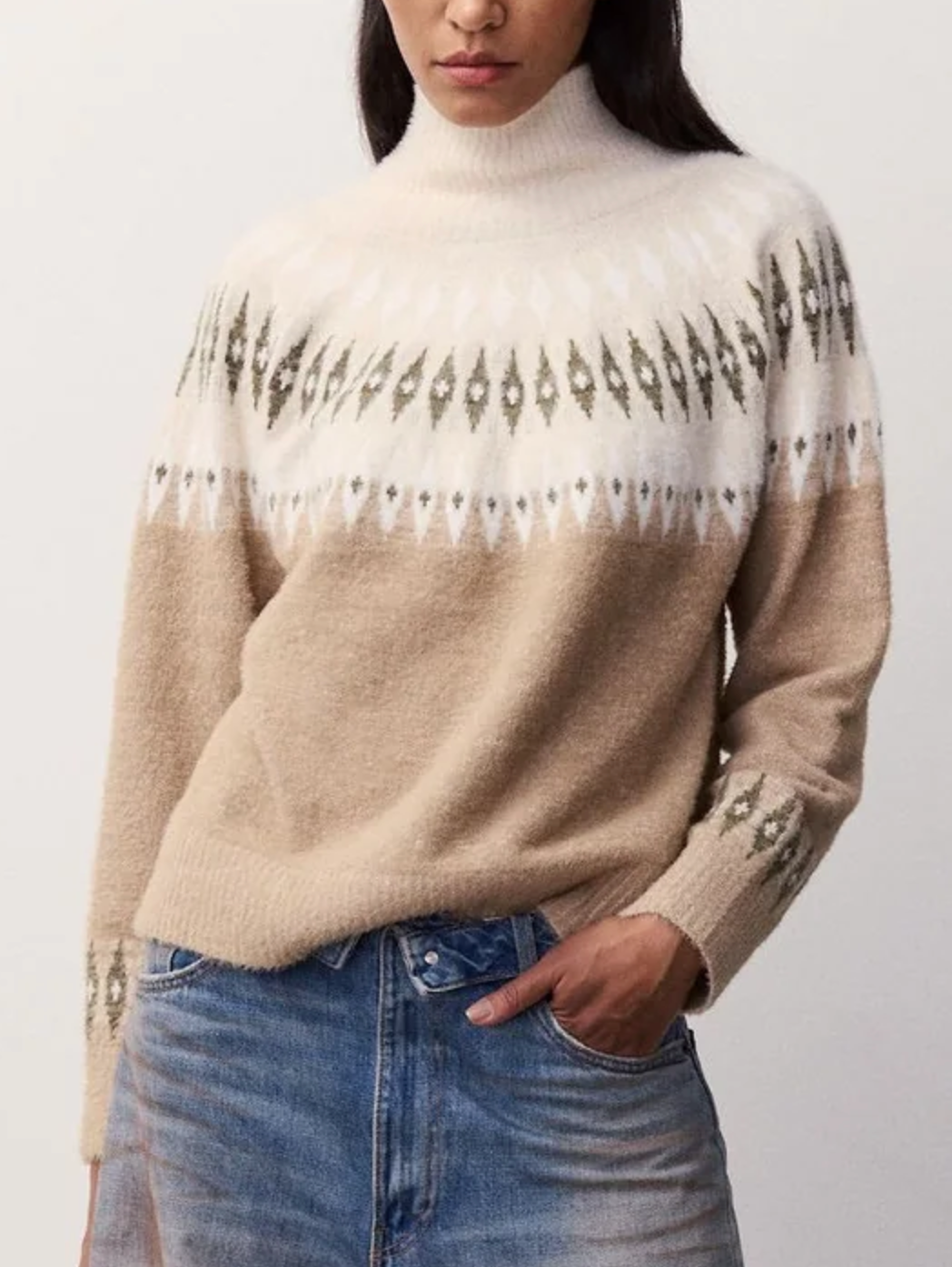 MELISSA NEPTON MARGOT FAIRISLE SWEATER