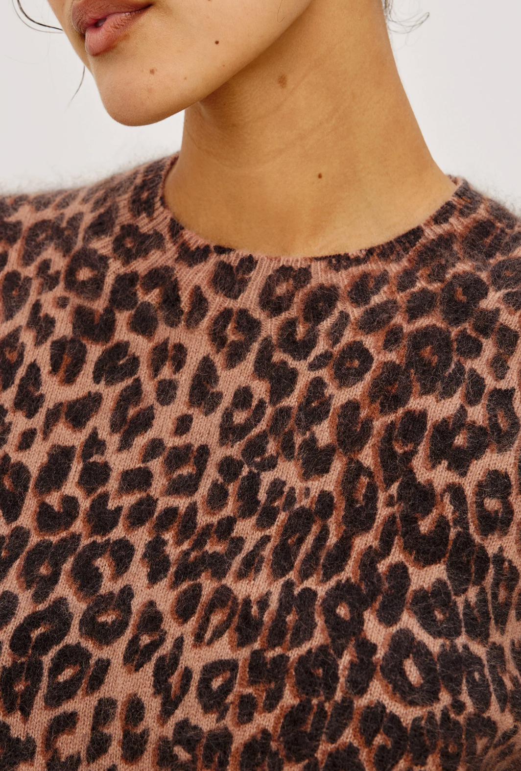 RAILS SOFIA LEOPARD SWEATER