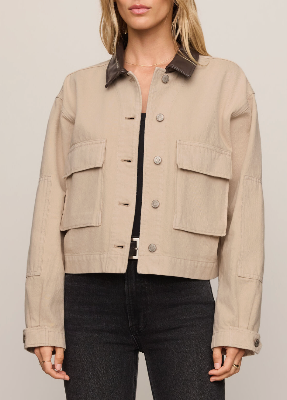 Z SUPPLY REY CROPPED CHORE JACKET