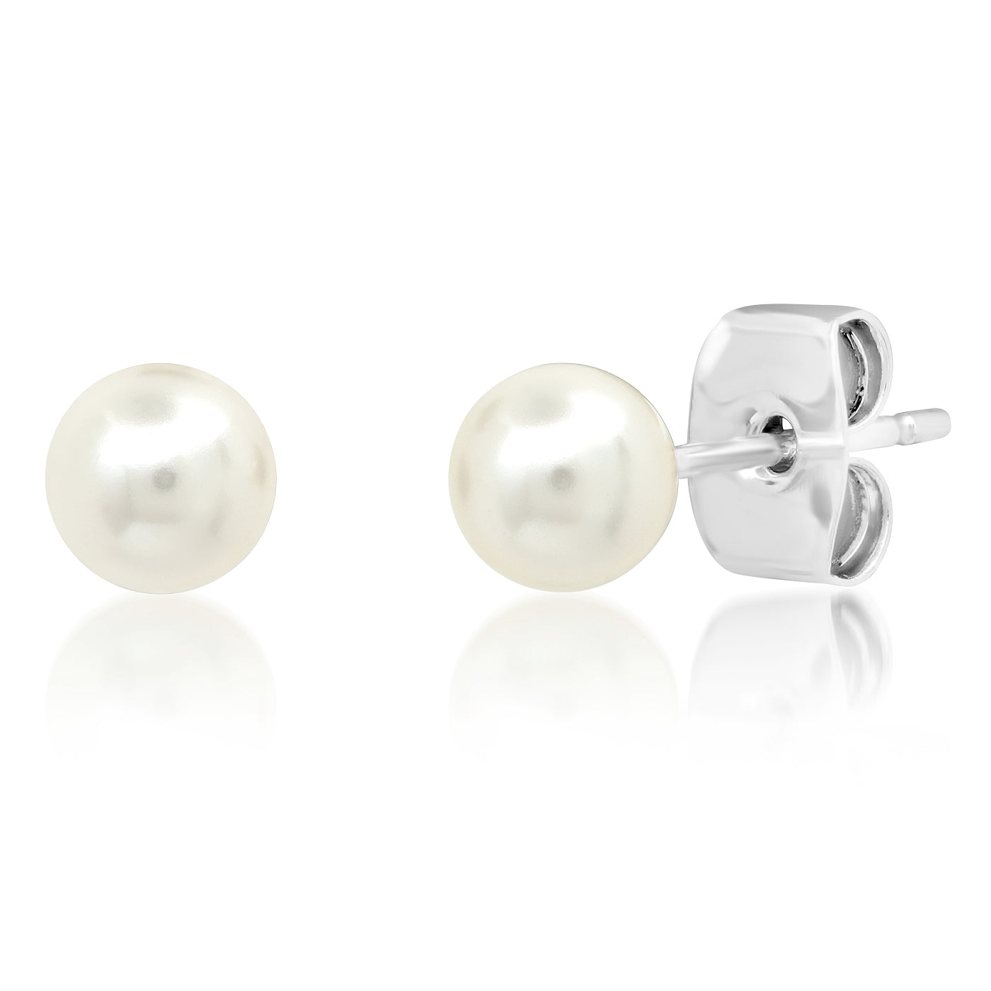 TAI MEDIUM 5MM FRESH WATER PEARL STUDS