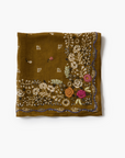 CHAN LUU EMBROIDERED FLORAL BANDANA