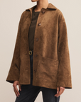 Z SUPPLY DECKER FAUX SUEDE CHORE JACKET