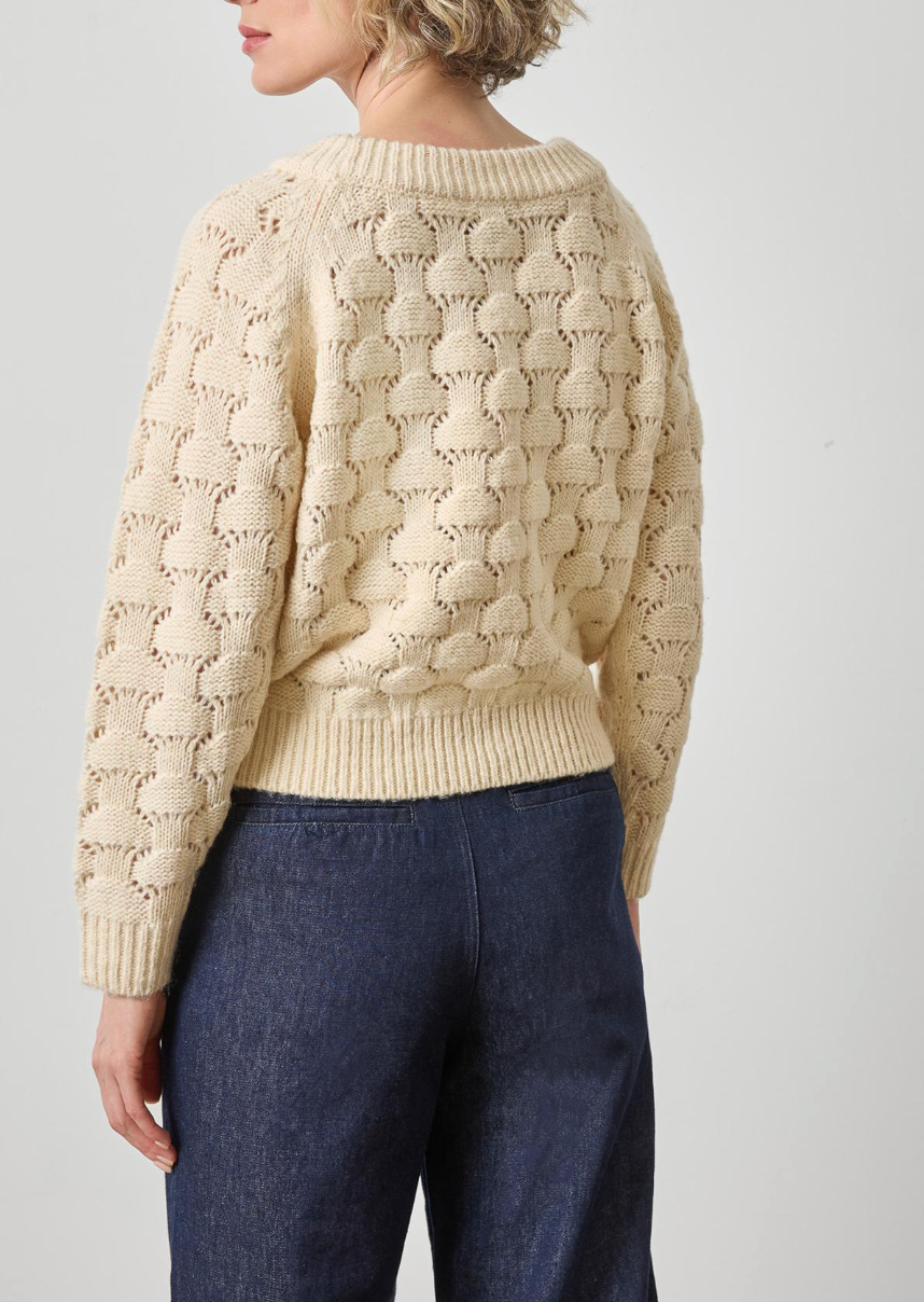 LILLA P LONG SLEEVE BALLET NECK SWEATER