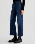 AG SAIGE WIDE LEG CROP VEILED