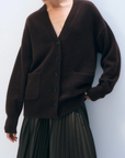 WHITE & WARREN CASHMERE LUXE POCKET CARDIGAN