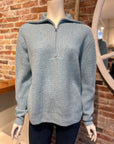 AUTUMN CASHMERE SHAKER 1/2 ZIP MOCK