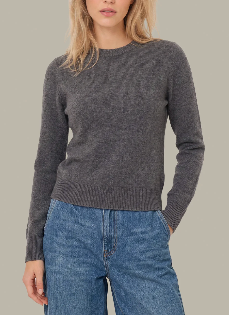 525 AMERICA EMERSON LONG SLEEVE CASHMERE CREW PULLOVER