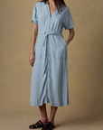 FAHERTY TRIED & TRUE OAKLEY MIDI DRESS