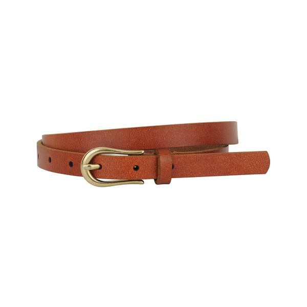 MOST WANTED USA SKINNY LEATHER BELT