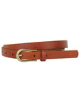 MOST WANTED USA SKINNY LEATHER BELT