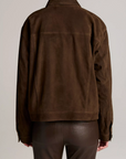 VINCE SUEDE TRUCKER JACKET