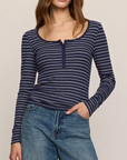 Z SUPPLY ANDIE STRIPED HENLEY TOP