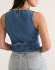 MARINE LAYER DAISY DENIM VEST