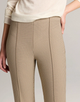 VINCE NIKI MID RISE PLAID CROP FLARE