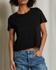 PERFECTWHITETEE HARLEY COTTON SHORT SLEEVE BOXY CREW TEE