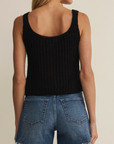 Z SUPPLY TATE LACE UP SWEATER TOP