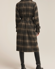 Z SUPPLY JACKIE PLAID TRENCH