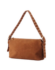 MOST WANTED USA SUEDE SHOULDER BAG W/ STUDS