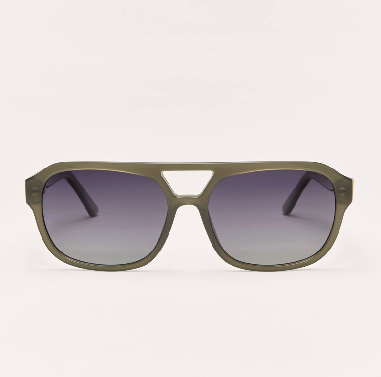 Z SUPPLY AFTER HOURS SUNGLASSES - OLIVE/GRADIENT