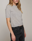 AUTUMN CASHMERE CROPPED S/S CREW