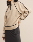 Z SUPPLY ALPS HALF ZIP SWEATER
