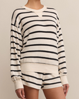 Z SUPPLY STAND OUT STRIPED SWEATSHIRT