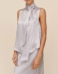 BELLA DAHL SCARF NECK BLOUSE