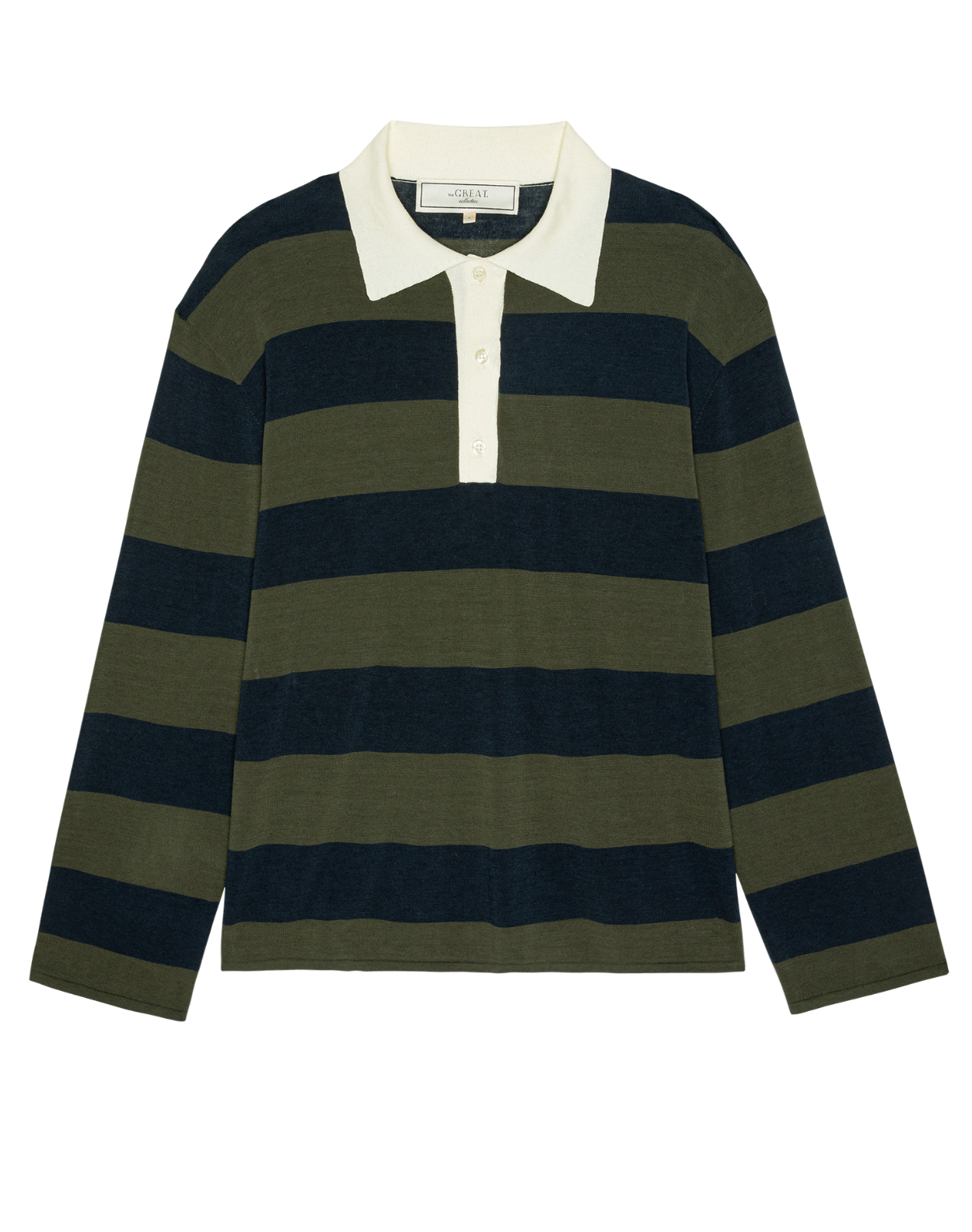 THE GREAT THE ACADEMY POLO SWEATER