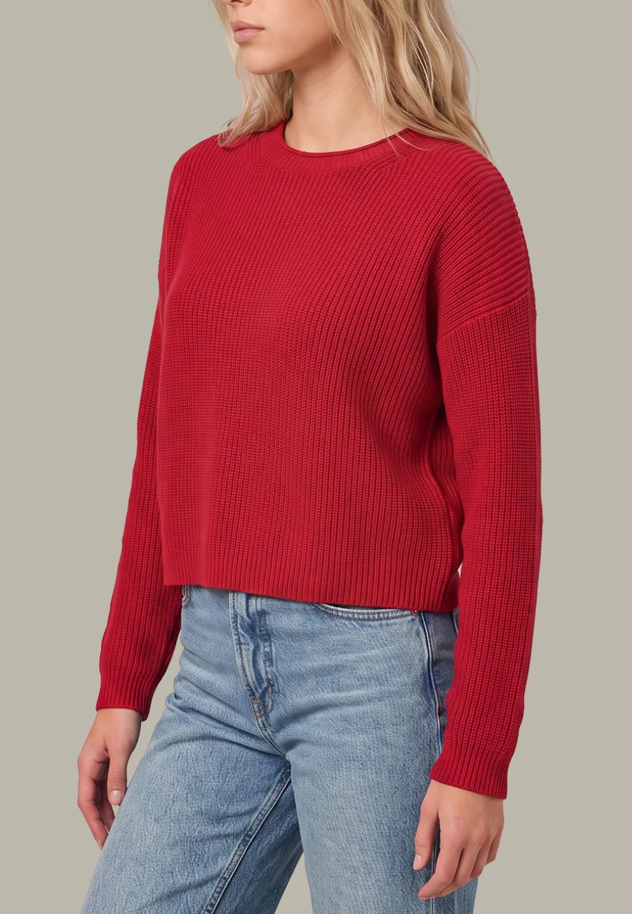 525 AMERICA DAPHNE CROPPED PULLOVER