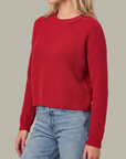 525 AMERICA DAPHNE CROPPED PULLOVER