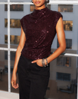 FIFTEEN TWENTY GWENNIE SEQUIN TANK