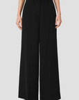 FRENCH CONNECTION HARRY SUITING HIGH WAISTED WIDE LEG TROUSERS
