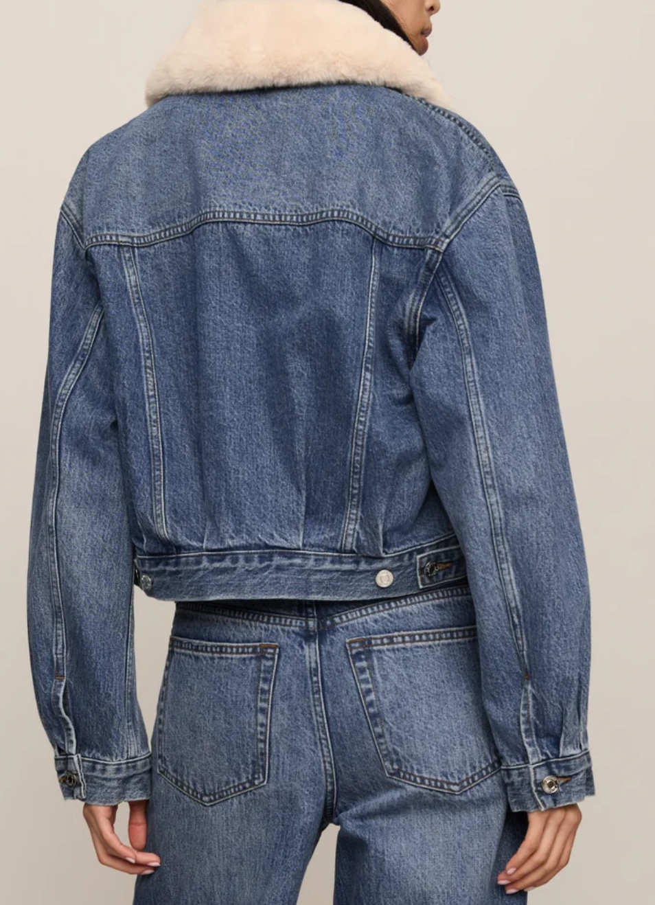Z SUPPLY THE DAILY DENIM SHERPA JACKET