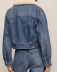 Z SUPPLY THE DAILY DENIM SHERPA JACKET